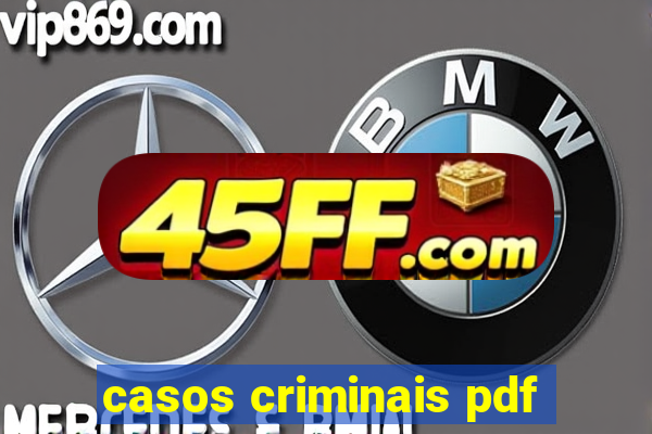casos criminais pdf